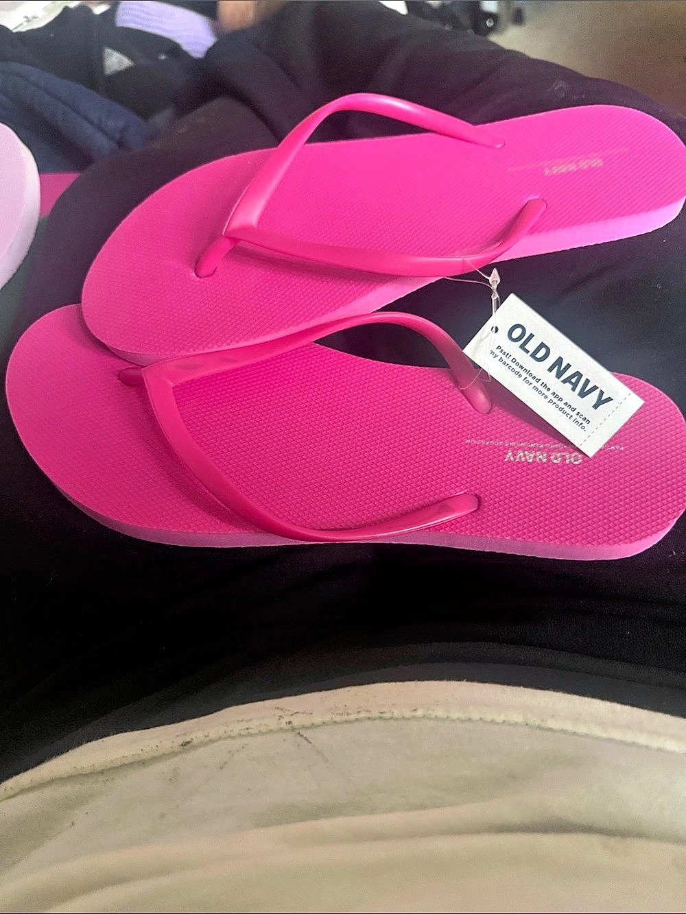 Old Navy Classic Flip-Flops for Women Pink NWT